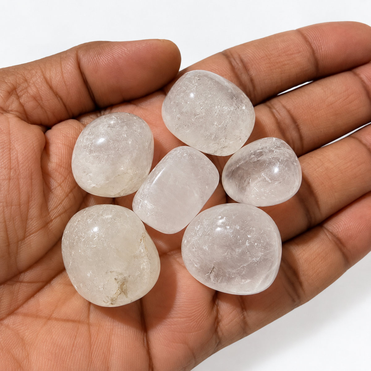 Clear Quartz Tumble Stone