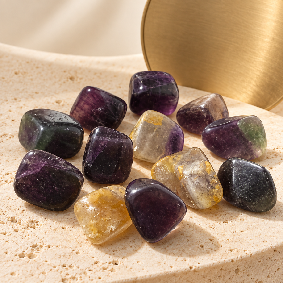 Fluorite Tumble Stone