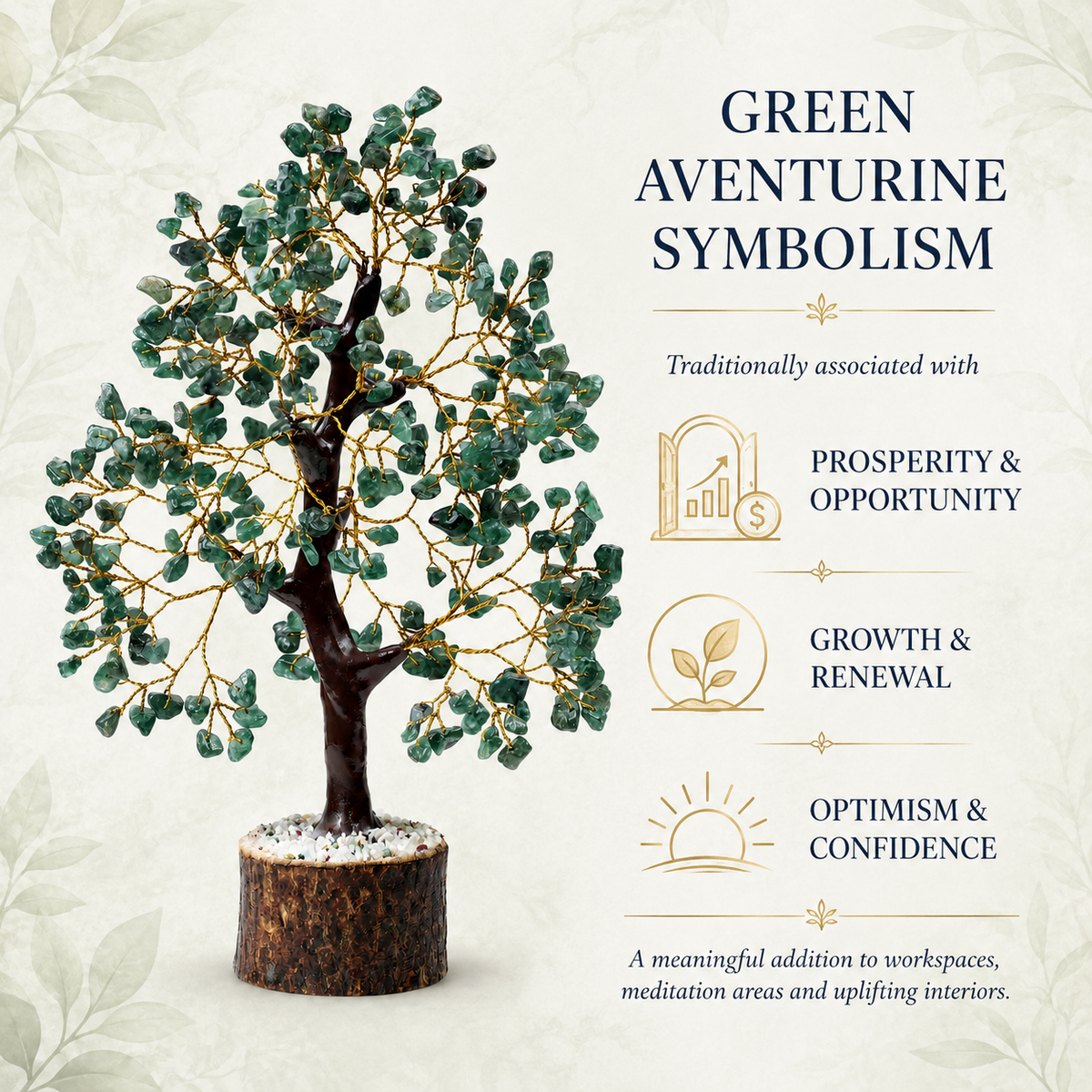 Green Aventurine Crystal Tree