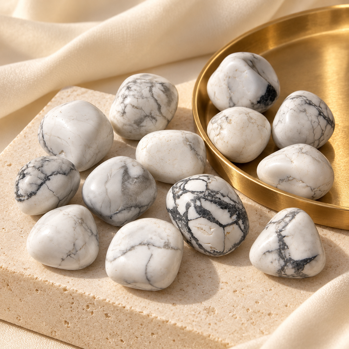 Howlite Tumble Stone
