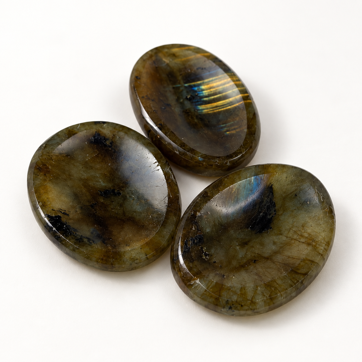 Labradorite Worry / Thumb Stone