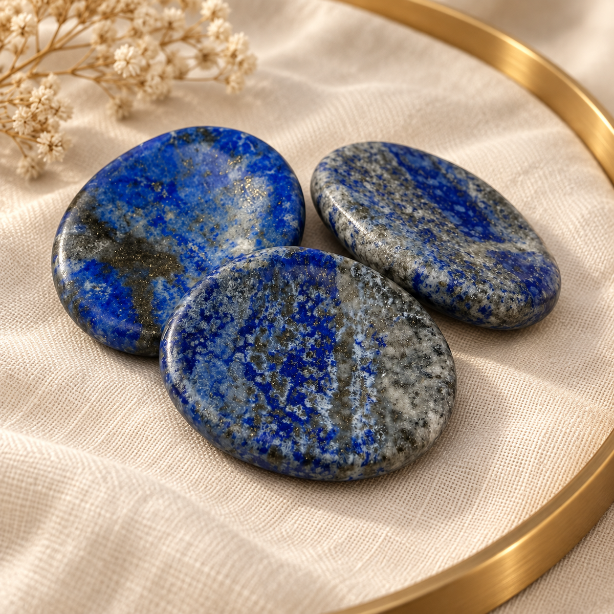 Lapis Lazuli Worry / Thumb Stone