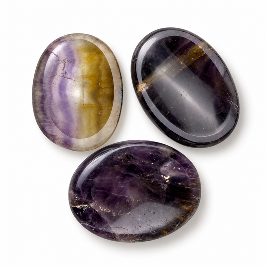 Fluorite Worry / Thumb Stone