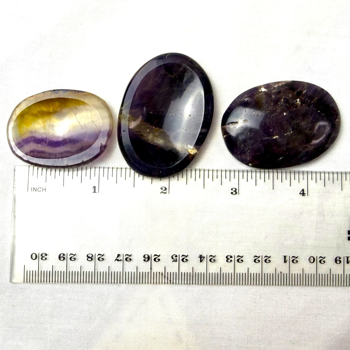 Fluorite Worry / Thumb Stone