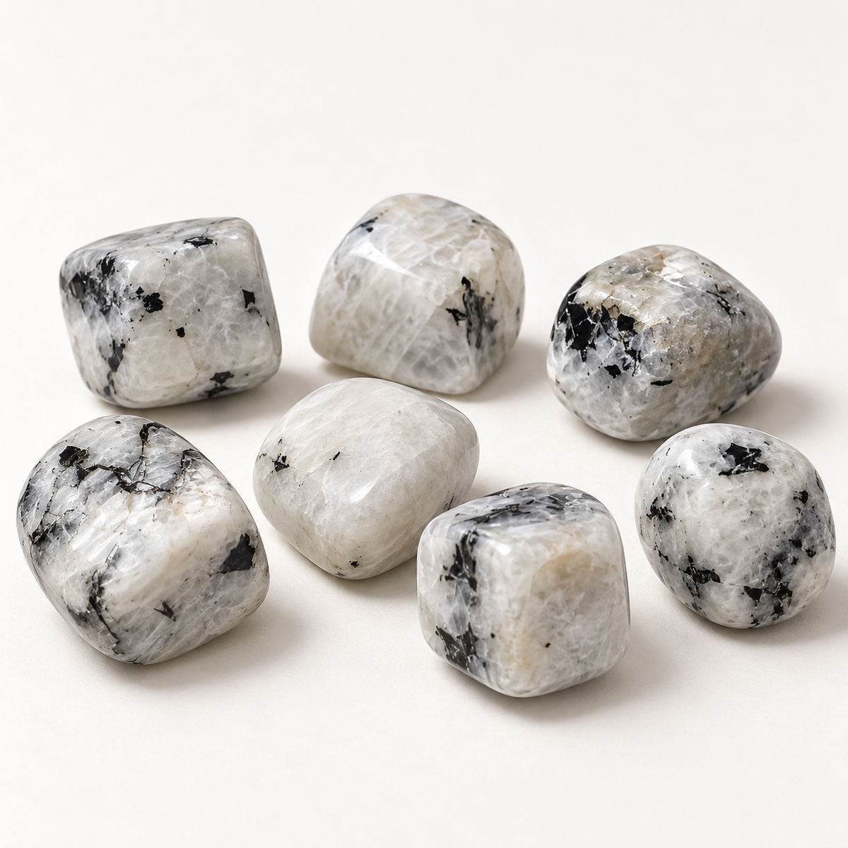 Rainbow Moonstone Tumble Stone