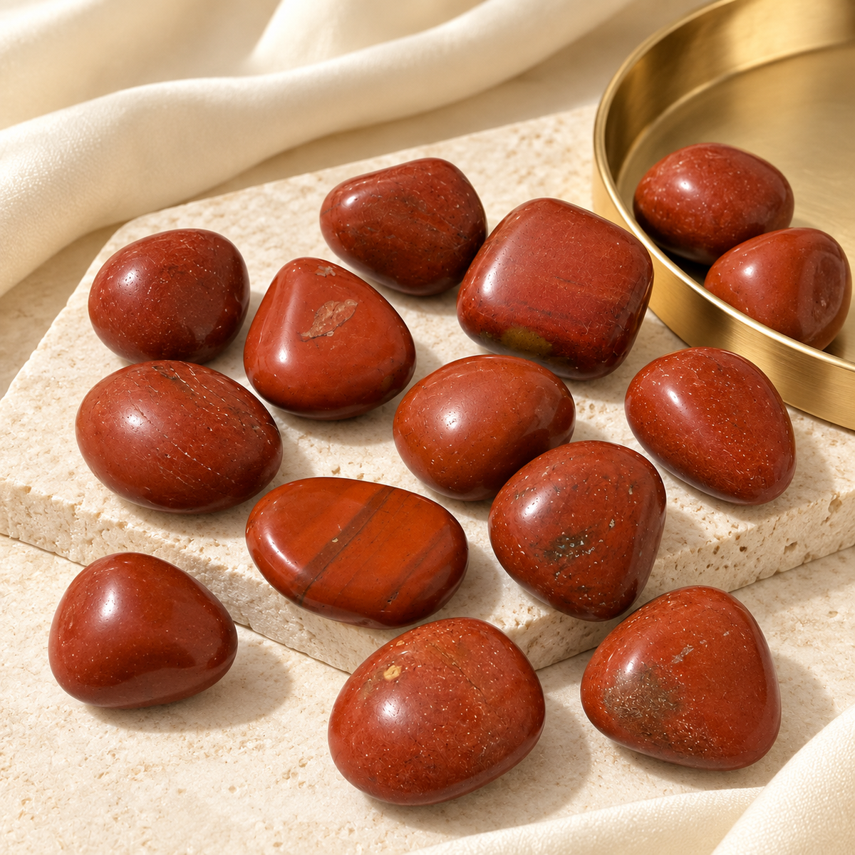 Red Jasper Tumble Stone