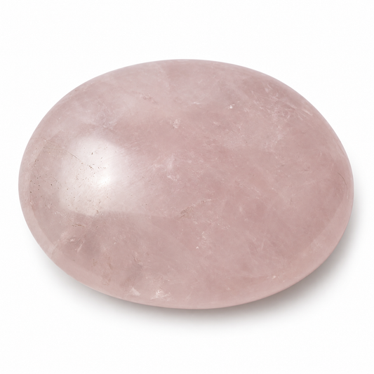 Rose Quartz Palm Stone
