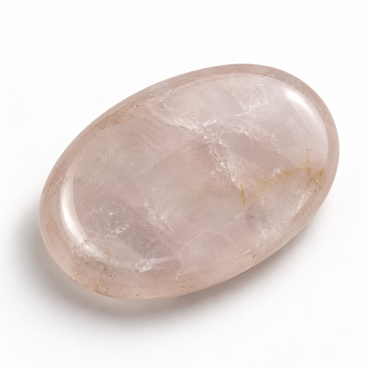 Rose Quartz Worry / Thumb Stone