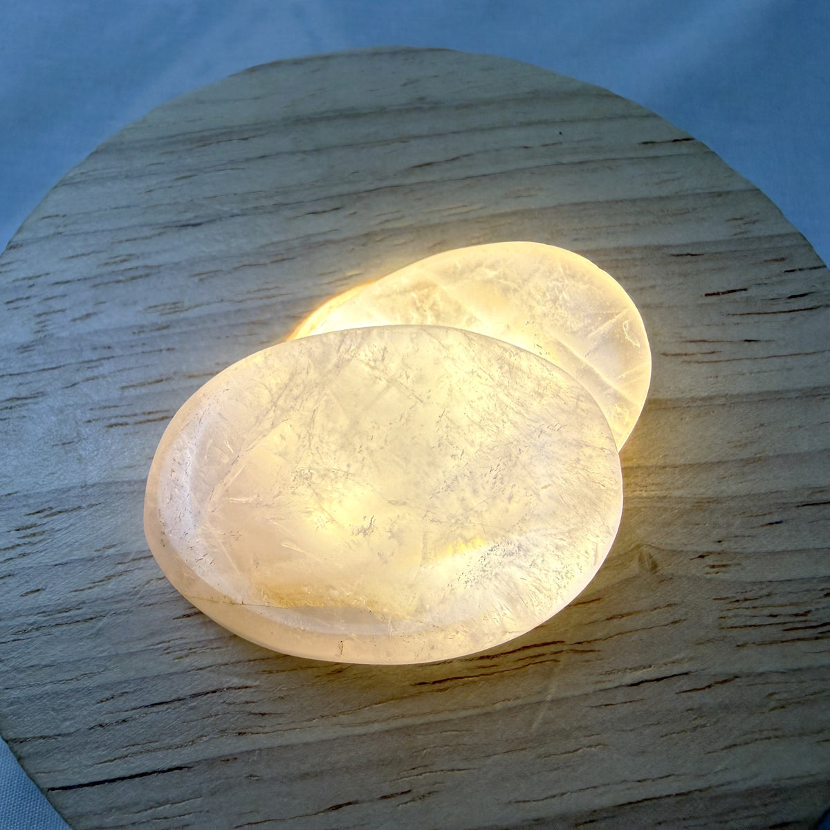 Rose Quartz Worry / Thumb Stone