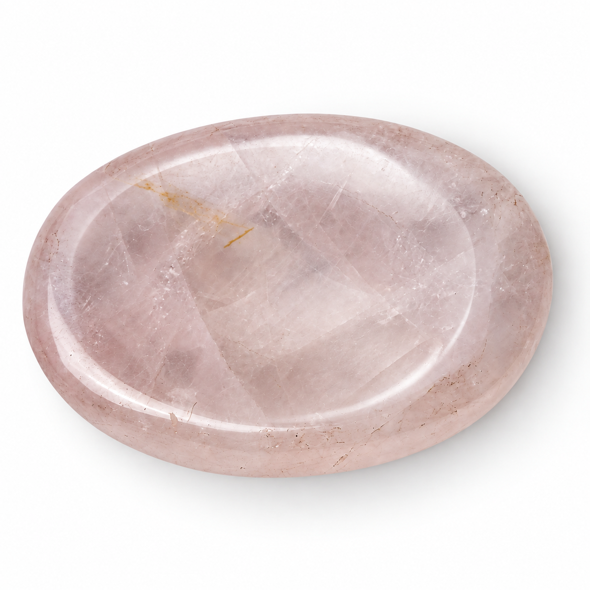 Rose Quartz Worry / Thumb Stone