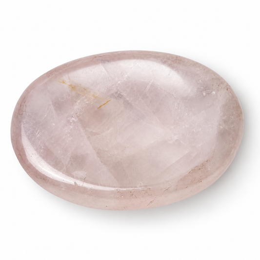 Rose Quartz Worry / Thumb Stone