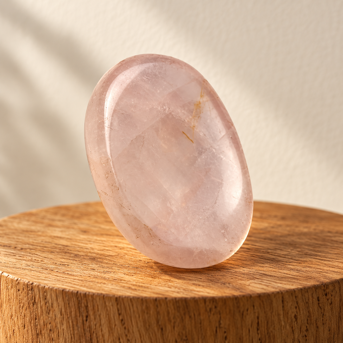 Rose Quartz Worry / Thumb Stone
