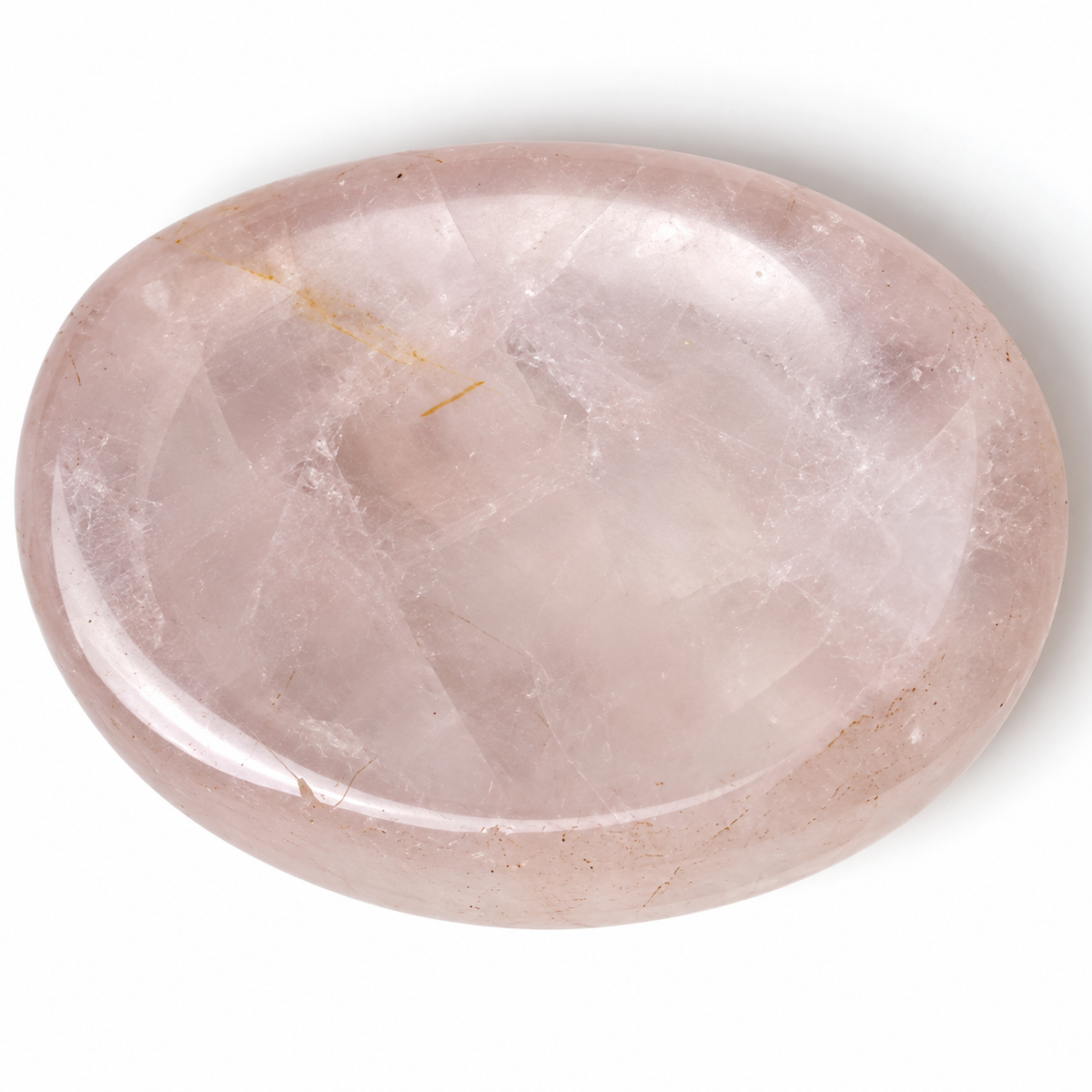 Rose Quartz Worry / Thumb Stone