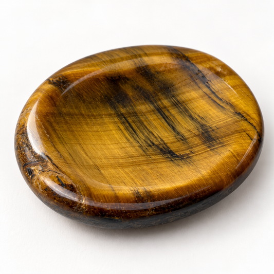 Tiger Eye Worry / Thumb Stone