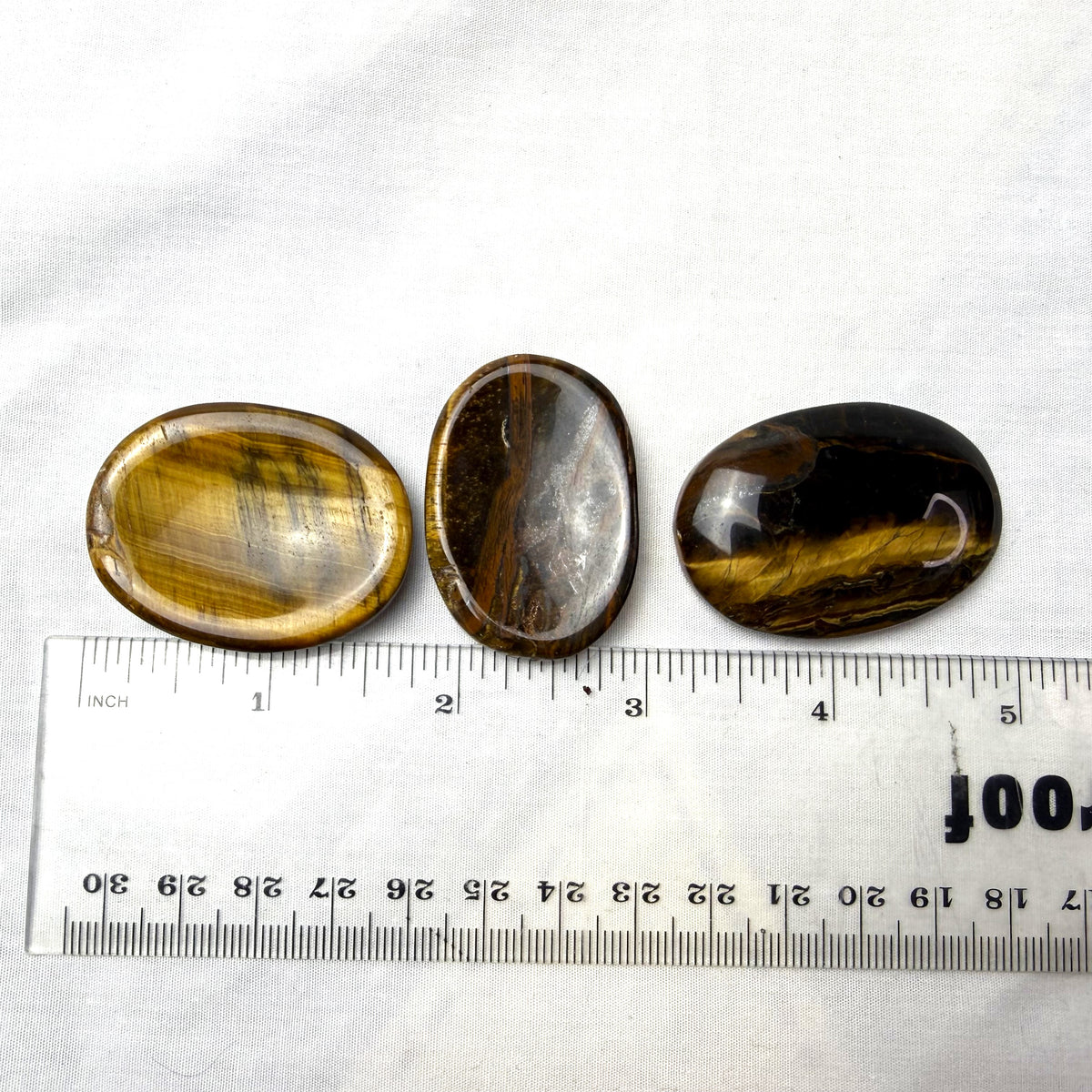 Tiger Eye Worry / Thumb Stone