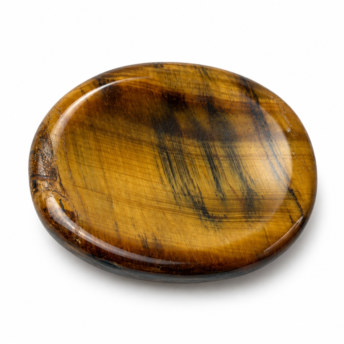 Tiger Eye Worry / Thumb Stone
